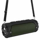 New Rixing NR-6013 Bluetooth 5.0 Portable Outdoor Wireless Bluetooth Speaker with Shoulder Strap(Green) - 1