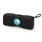 New Rixing NR-9011 Bluetooth 5.0 Portable Outdoor Wireless Bluetooth Speaker(Black) - 1