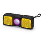 New Rixing NR-9011 Bluetooth 5.0 Portable Outdoor Wireless Bluetooth Speaker(Yellow) - 1