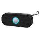 New Rixing NR-9012 Bluetooth 5.0 Portable Outdoor Wireless Bluetooth Speaker(Black) - 2