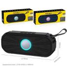 New Rixing NR-9012 Bluetooth 5.0 Portable Outdoor Wireless Bluetooth Speaker(Black) - 7