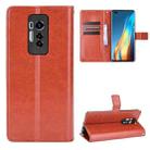 For Tecno Phantom X Crazy Horse Texture Horizontal Flip Leather Case with Holder & Card Slots & Lanyard(Brown) - 1