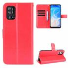 For Doogee N40 Pro Crazy Horse Texture Horizontal Flip Leather Case with Holder & Card Slots & Lanyard(Red) - 1