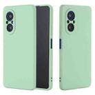 For Honor 50 SE Solid Color Liquid Silicone Dropproof Full Coverage Protective Case(Green) - 1