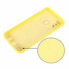 For Samsung Galaxy M21 2021 Solid Color Liquid Silicone Dropproof Full Coverage Protective Case(Yellow) - 3