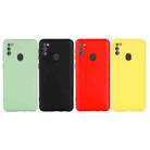For Samsung Galaxy M21 2021 Solid Color Liquid Silicone Dropproof Full Coverage Protective Case(Yellow) - 7