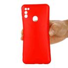 For Samsung Galaxy M21 2021 Solid Color Liquid Silicone Dropproof Full Coverage Protective Case(Red) - 5