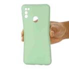 For Samsung Galaxy M21 2021 Solid Color Liquid Silicone Dropproof Full Coverage Protective Case(Green) - 5