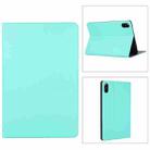 For Honor Tablet V7 Pro Voltage Craft Texture TPU Horizontal Flip Protective Case with Holder(Mint Green) - 1