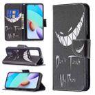 For Xiaomi Redmi 10 Colored Drawing Pattern Horizontal Flip Leather Case with Holder & Card Slots & Wallet(Smirk) - 1