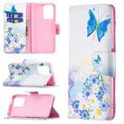 For Xiaomi Mi 11T Colored Drawing Pattern Horizontal Flip Leather Case with Holder & Card Slots & Wallet(Butterfly Love) - 1