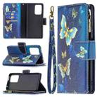 For Xiaomi Mi 11T Colored Drawing Pattern Zipper Horizontal Flip Leather Case with Holder & Card Slots & Wallet(Gold Butterfly) - 1