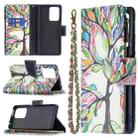 For Xiaomi Mi 11T Colored Drawing Pattern Zipper Horizontal Flip Leather Case with Holder & Card Slots & Wallet(Tree) - 1