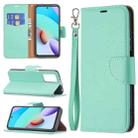 For Xiaomi Redmi 10 Litchi Texture Pure Color Horizontal Flip PU Leather Case with Holder & Card Slots & Wallet & Lanyard(Green) - 1