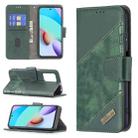For Xiaomi Redmi 10 Matching Color Crocodile Texture Horizontal Flip PU Leather Case with Wallet & Holder & Card Slots(Green) - 1