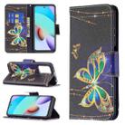 For Xiaomi Redmi 10 Colored Drawing Pattern Horizontal Flip Leather Case with Holder & Card Slots & Wallet(Big Butterfly) - 1