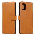 For Samsung Galaxy A31 Calf Texture Buckle Horizontal Flip Leather Case with Holder & Card Slots & Wallet(Khaki) - 1