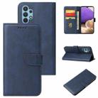 For Samsung Galaxy A32 5G Calf Texture Buckle Horizontal Flip Leather Case with Holder & Card Slots & Wallet(Blue) - 1
