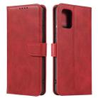 For Samsung Galaxy A51 5G Calf Texture Buckle Horizontal Flip Leather Case with Holder & Card Slots & Wallet(Red) - 1