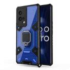 For vivo iQOO 8 Pro Space PC + TPU Ring Holder Protective Case(Blue) - 1