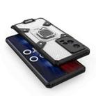 For vivo iQOO 8 Pro Space PC + TPU Ring Holder Protective Case(Blue) - 5