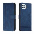 For OPPO A73 2020 Retro Skin Feel Horizontal Flip Soft TPU + PU Leather Case with Holder & Card Slots & Photo Frame(Blue) - 1
