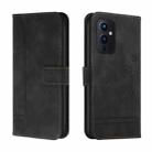 For OnePlus 9 Retro Skin Feel Horizontal Flip Soft TPU + PU Leather Case with Holder & Card Slots & Photo Frame(Black) - 1