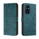 For OnePlus 9 Retro Skin Feel Horizontal Flip Soft TPU + PU Leather Case with Holder & Card Slots & Photo Frame(Dark Green) - 1