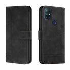 For OnePlus Nord N10 5G Retro Skin Feel Horizontal Flip Soft TPU + PU Leather Case with Holder & Card Slots & Photo Frame(Black) - 1