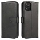 For iPhone 12 / 12 Pro Calf Texture Buckle Horizontal Flip Leather Case with Holder & Card Slots & Wallet(Black) - 1