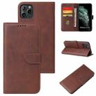 Calf Texture Buckle Horizontal Flip Leather Case with Holder & Card Slots & Wallet For iPhone 11 Pro Max(Brown) - 1