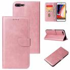 Calf Texture Buckle Horizontal Flip Leather Case with Holder & Card Slots & Wallet For iPhone 8 Plus & 7 Plus(Rose Gold) - 1