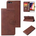 Calf Texture Buckle Horizontal Flip Leather Case with Holder & Card Slots & Wallet For iPhone 8 Plus & 7 Plus(Brown) - 1