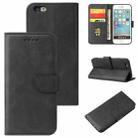Calf Texture Buckle Horizontal Flip Leather Case with Holder & Card Slots & Wallet For iPhone 6 Plus & 6s Plus(Black) - 1