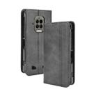 For Doogee S86 / S86 Pro Magnetic Buckle Retro Pattern Horizontal Flip Leather Case with Holder & Card Slot & Wallet(Black) - 1