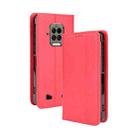 For Doogee S86 / S86 Pro Magnetic Buckle Retro Pattern Horizontal Flip Leather Case with Holder & Card Slot & Wallet(Red) - 1