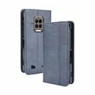 For Doogee S86 / S86 Pro Magnetic Buckle Retro Pattern Horizontal Flip Leather Case with Holder & Card Slot & Wallet(Blue) - 1