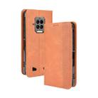 For Doogee S86 / S86 Pro Magnetic Buckle Retro Pattern Horizontal Flip Leather Case with Holder & Card Slot & Wallet(Brown) - 1