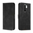 For Xiaomi Redmi 9 Retro Skin Feel Horizontal Flip Soft TPU + PU Leather Case with Holder & Card Slots & Photo Frame(Black) - 1