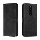 For Xiaomi Redmi K20 / K20 Pro Retro Skin Feel Horizontal Flip Soft TPU + PU Leather Case with Holder & Card Slots & Photo Frame(Black) - 1