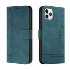 Retro Skin Feel Horizontal Flip Soft TPU + PU Leather Case with Holder & Card Slots & Photo Frame For iPhone 11 Pro Max(Army Green) - 1