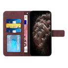 Retro Skin Feel Horizontal Flip Soft TPU + PU Leather Case with Holder & Card Slots & Photo Frame For iPhone XR(Wine Red) - 4