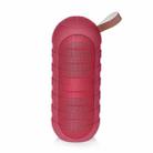 NewRixing NR-3025 TWS Outdoor Portable Splashproof Bluetooth Speaker with Flashlight Function(Red) - 1