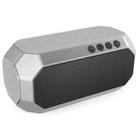 NewRixing NR-4000 TWS Mesh Polygon Music Box Concept Bluetooth Speaker(Silver) - 1