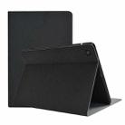 For Teclast M40SE Horizontal Flip PU Leather Case with Holder(Black) - 1