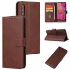 For Huawei P30 Calf Texture Buckle Horizontal Flip Leather Case with Holder & Card Slots & Wallet(Brown) - 1