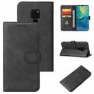 For Huawei Mate 20 Calf Texture Buckle Horizontal Flip Leather Case with Holder & Card Slots & Wallet(Black) - 1