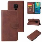 For Huawei Mate 20 Calf Texture Buckle Horizontal Flip Leather Case with Holder & Card Slots & Wallet(Brown) - 1