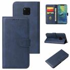 For Huawei Mate 20 Pro Calf Texture Buckle Horizontal Flip Leather Case with Holder & Card Slots & Wallet(Blue) - 1