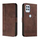 For Motorola Moto Edge S Retro Skin Feel Horizontal Flip Soft TPU + PU Leather Case with Holder & Card Slots & Photo Frame(Coffee) - 1